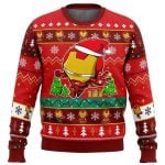 2025 Christmas Iron Man Chibi Marvel Comics Ugly Christmas Sweater