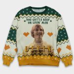 Christmas Matthew Dazed and Confused You Gotta Keep On Livin Man Ugly Christmas Sweater
