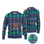 Christmas Pattern Crown Royal Ugly Christmas Sweater