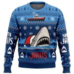 2025 Christmas Shark Santa Jaws Ugly Christmas Sweater