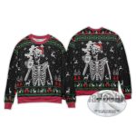 2025 Christmas Skull Ugly Christmas Sweater