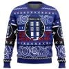 2025 Christmas Through Time And Space Doctor Who Ugly Christmas Sweater