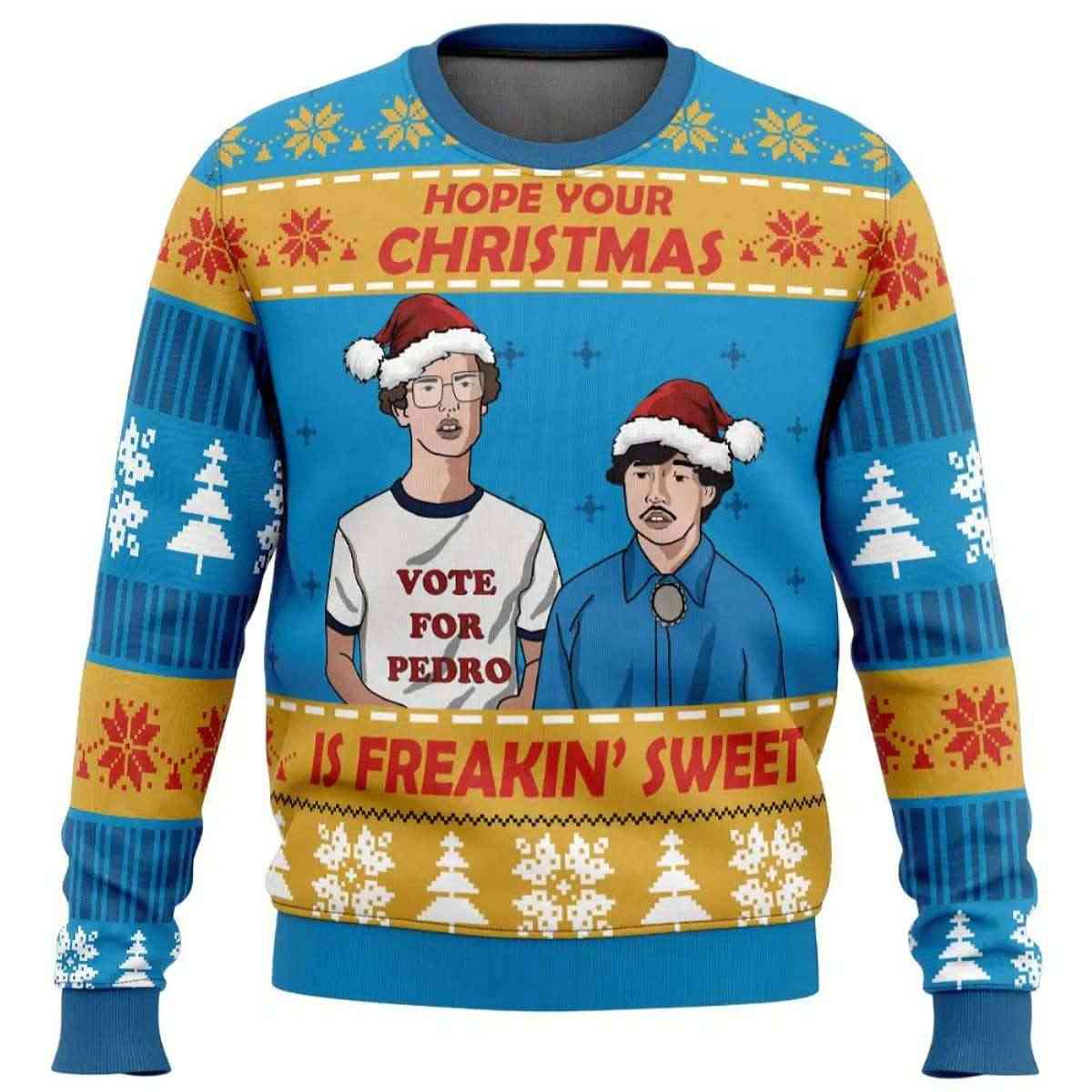 Christmas Vote Napoleon Dynamite Ugly Christmas Sweater Christmas Vote Napoleon Dynamite Ugly Christmas Sweater