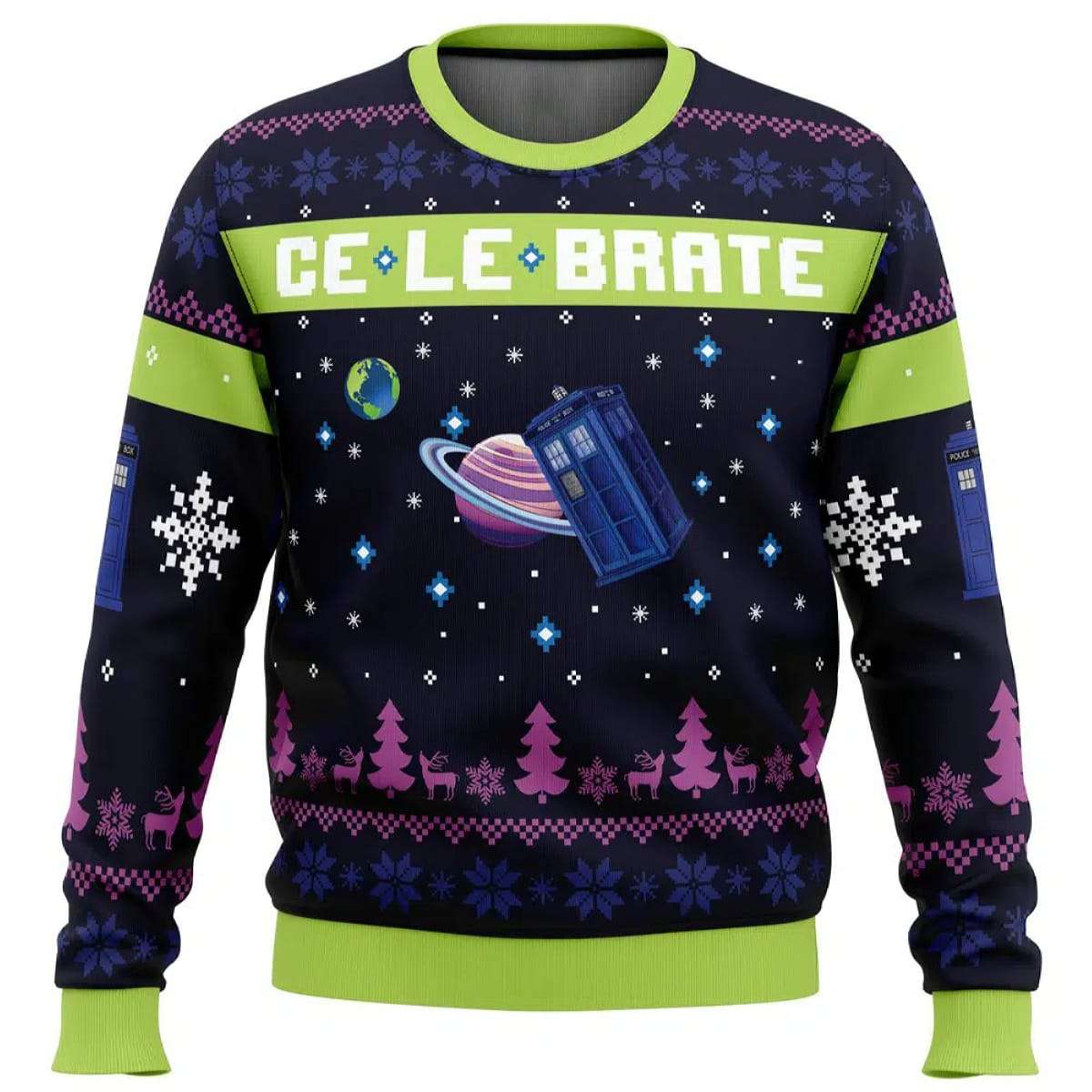Christmas in Gallifrey Doctor Who Ugly Christmas Sweater Christmas in Gallifrey Doctor Who Ugly Christmas Sweater