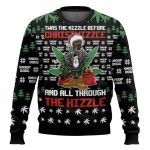 Christmizzle Snoop Dogg Ugly Christmas Sweater