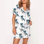 Cool Blue Jay Bird Pajama Set