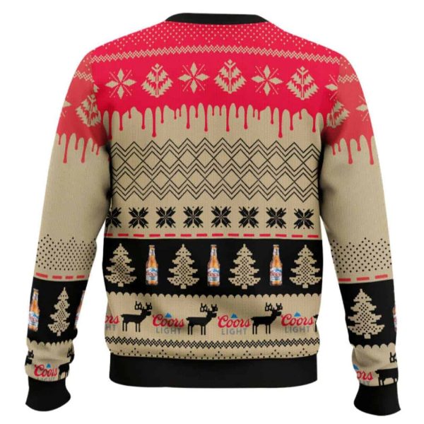 Coors Light Lager Beer Ugly Christmas Sweater
