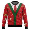 Cowboy Cardigan Ugly Christmas Sweater