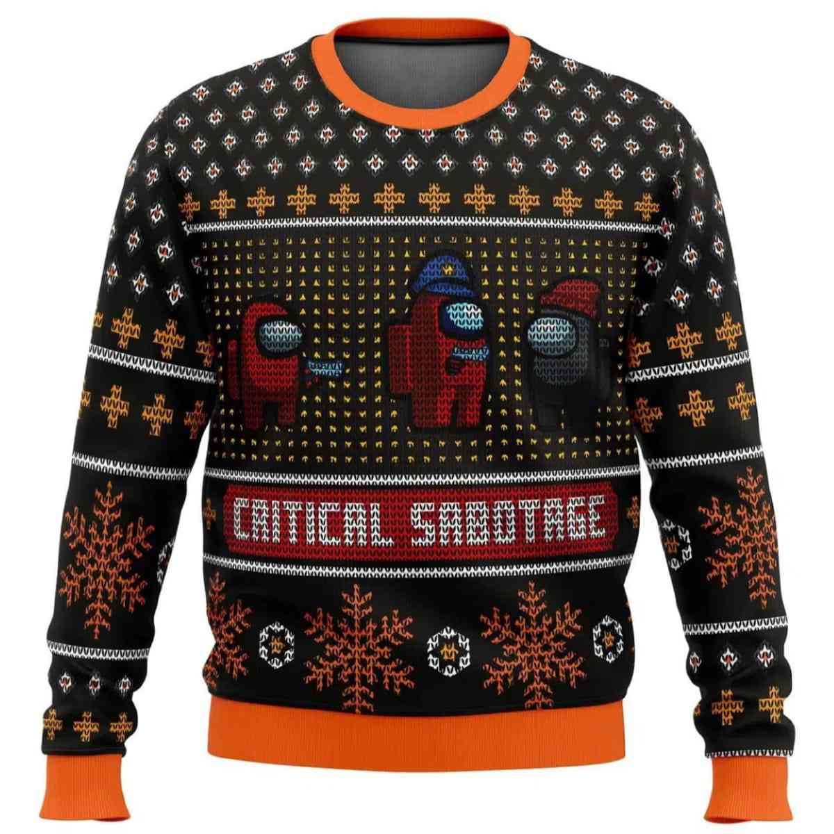 Critical Sabotage Among Us Ugly Christmas Sweater Critical Sabotage Among Us Ugly Christmas Sweater
