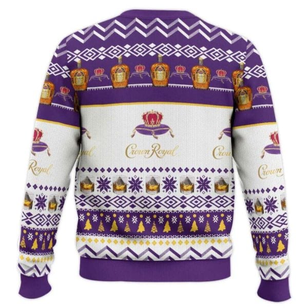 Crown Royal Happiest Drink Ugly Christmas Sweater