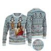 Crown Royal Jesus Penguin Ugly Christmas Sweater