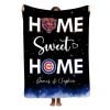 Cubs x Bears Home Sweet Home Customized Blanket