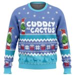 2025 Cuddly as a Cactus Grinch Ugly Christmas Sweater