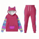 DJ Cat Ears Costume Hoodie Jogger Set