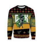 2025 DK Metcalf Seahawks Christmas Ugly Sweater