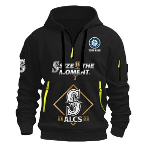 Mariners Seize The Moment ALCS 2025 Champions Quarter Zip Hoodie1