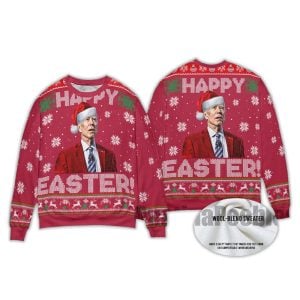 2025 Happy Easter Joe Biden Ugly Christmas Sweater 3 Happy Easter Joe Biden Ugly Christmas Sweater3