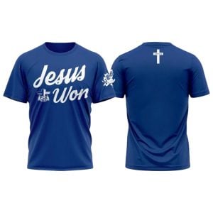 Sun Devil Football Jesus Won Navy Shirt