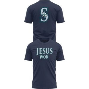 Logan Gilbert Mariners Jesus Won Shirt