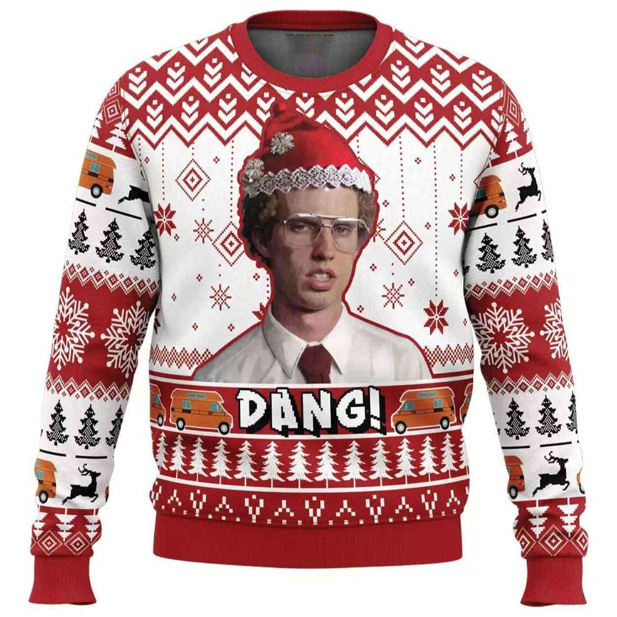 Dang Napoleon Dynamite Ugly Christmas Sweater Dang Napoleon Dynamite Ugly Sweater