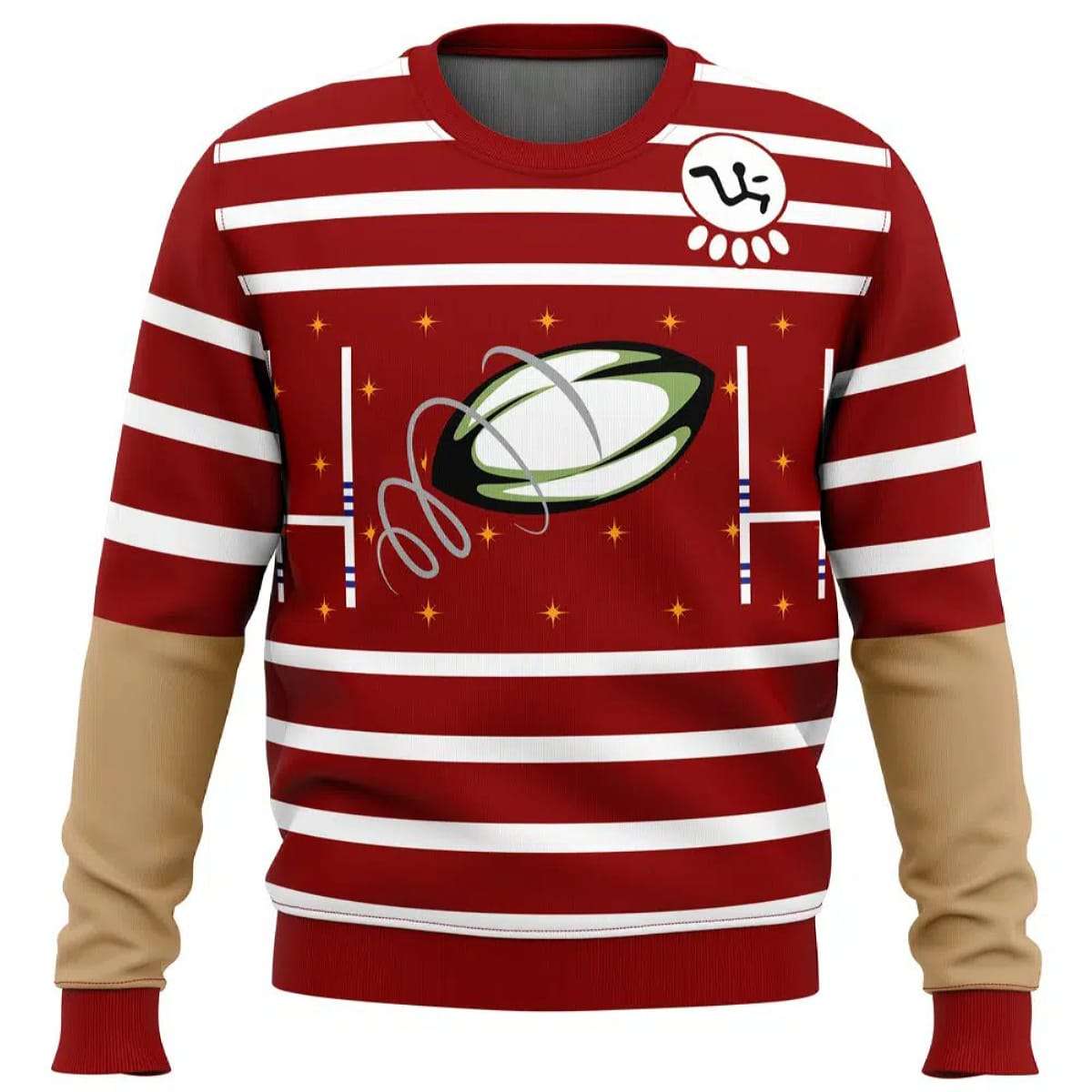 David King Rugby Shirt Dead by Daylight Ugly Christmas Sweater David King Rugby Shirt Dead by Daylight Ugly Christmas Sweater