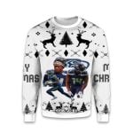 2025 DeKaylin Zecharius Seahawks Christmas Ugly Sweater