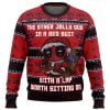 2025 Deadpool Jolly Red Guy Ugly Christmas Sweater