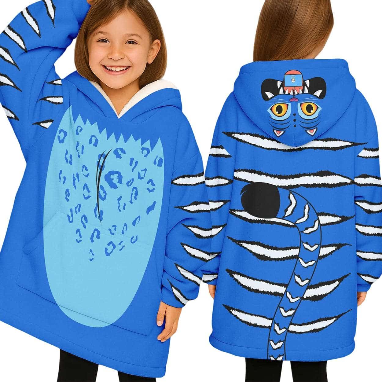Derrpy Tiger Costume Blanket Hoodie Derrpy Tiger Costume Blanket Hoodie