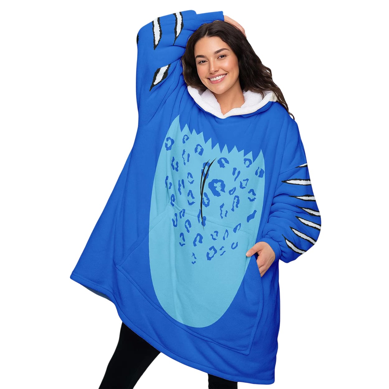 Derrpy Tiger Costume Blanket Hoodie Derrpy Tiger Costume Blanket Hoodie