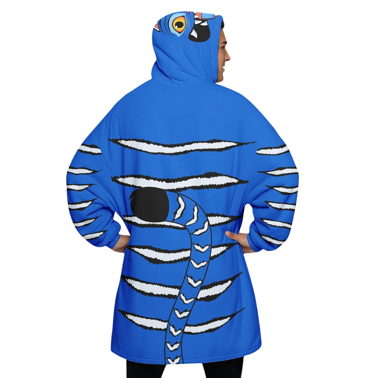 Derrpy Tiger Costume Blanket Hoodie Derrpy Tiger Costume Blanket Hoodie