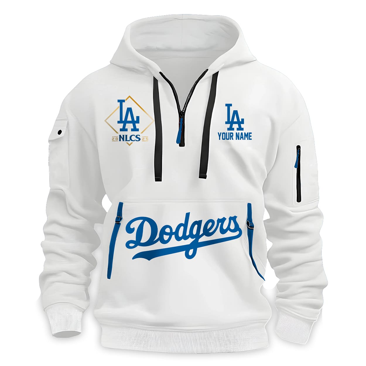 Dodgers 2025 NLCS Quarter Zip Hoodie Dodgers 2025 NLCS Quarter Zip Hoodie
