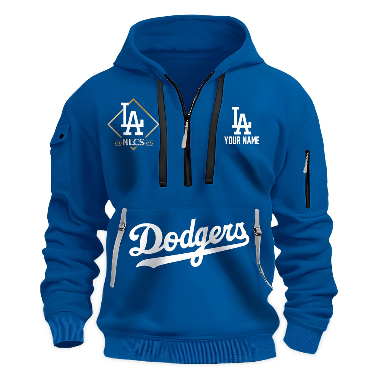 Dodgers 2025 NLCS Quarter Zip Hoodie Dodgers 2025 NLCS Quarter Zip Hoodie