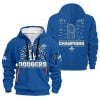 Dodgers 2025 World Series Hoodie Half Zipper