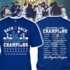 Dodgers B2B 2024-2025 National League Champions Shirt