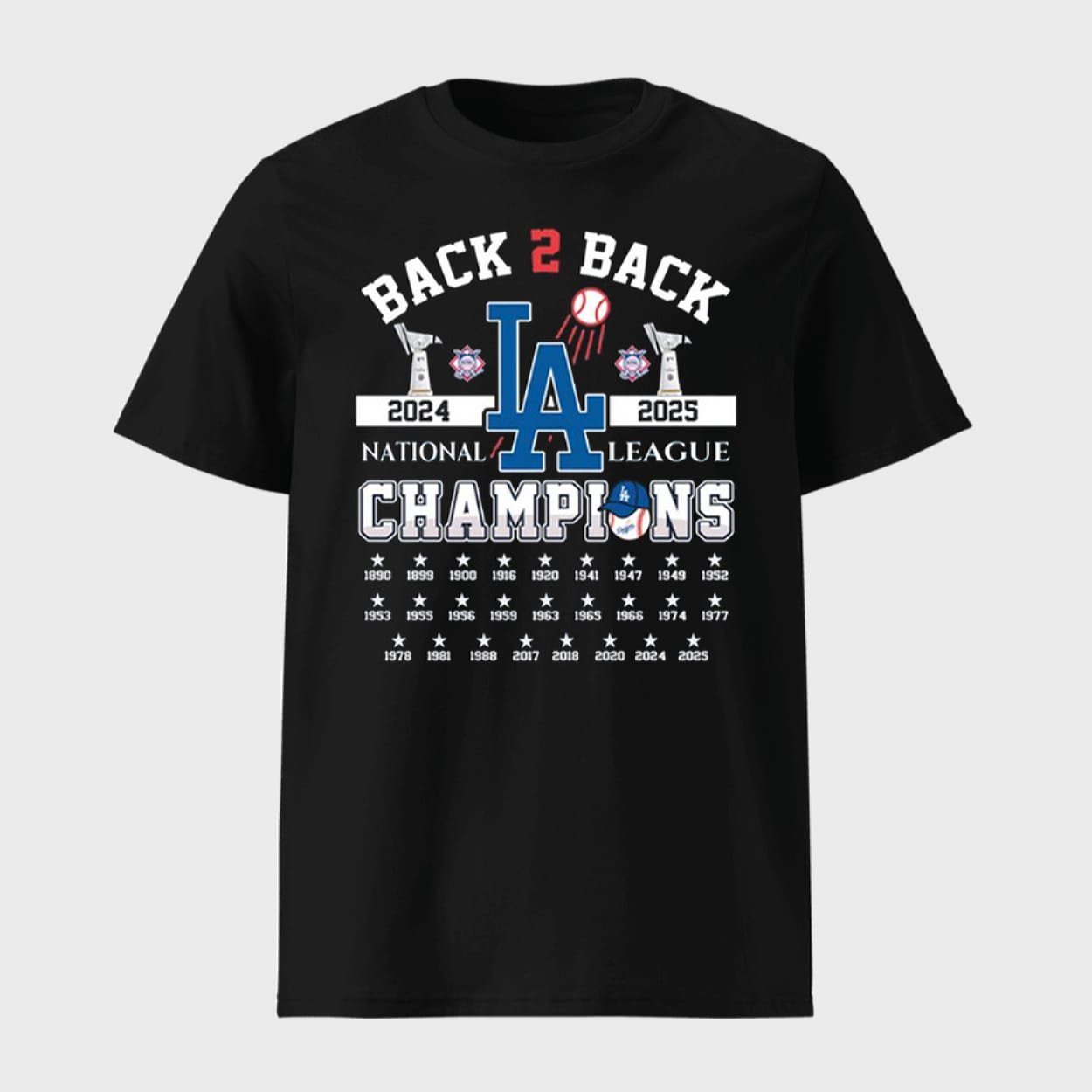 Dodgers B2B 2024-2025 National League Champions Shirt Dodgers B2B 2024-2025 National League Champions Shirt