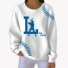 Dodgers Freddie Freeman Grand Slam Pit Striped Sweatshirt