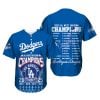 Dodgers NL West Division Champions 2025 Jersey