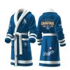 Dodgers NLCS Champions 2025 Fleece Bathrobe