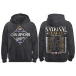 Dodgers National League Champions 2025 Hoodie Joggers Cap