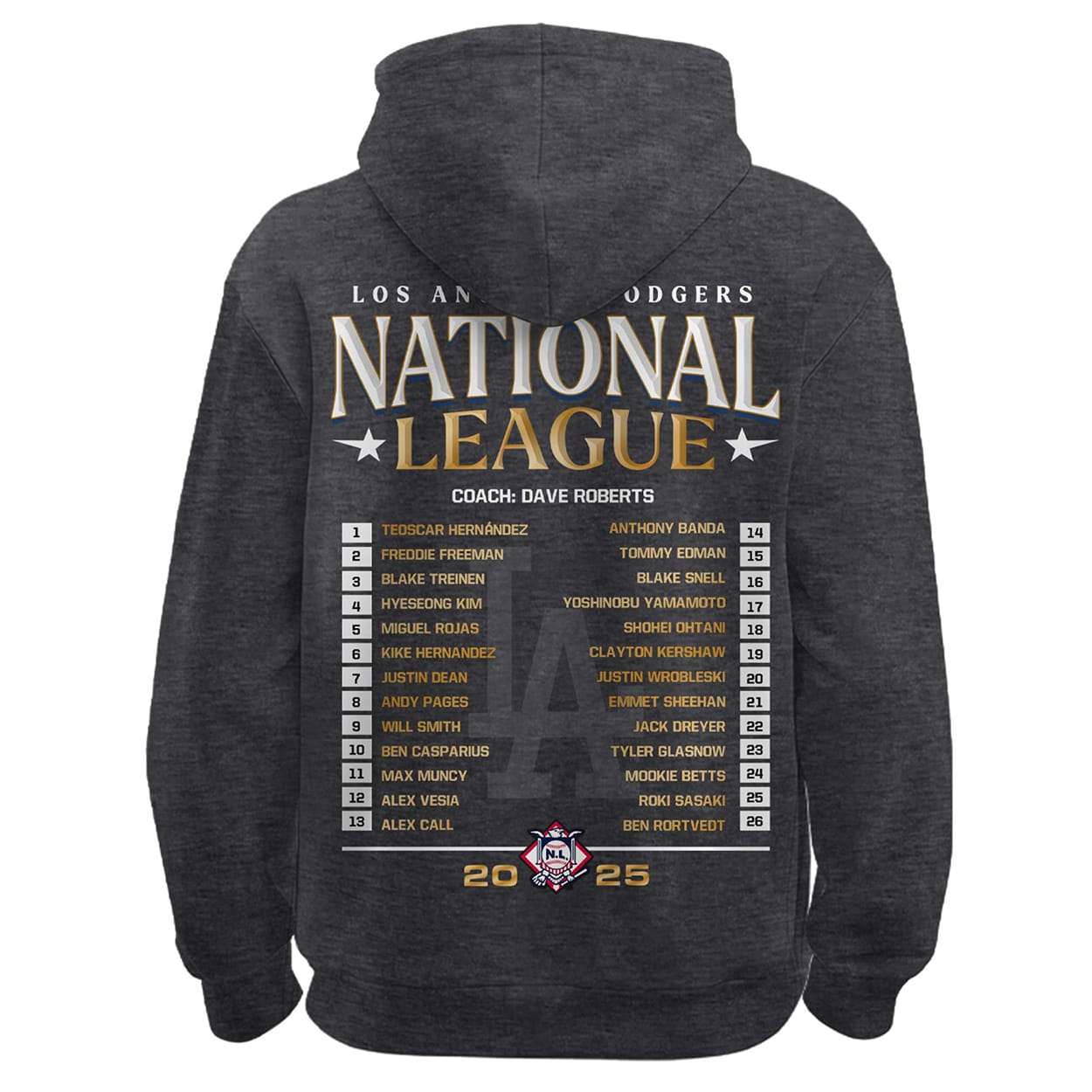 Dodgers National League Champions 2025 Hoodie Joggers Cap Dodgers National League Champions 2025 Hoodie Joggers Cap
