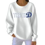 Dodgers The End Pit Striped Sweatshirt