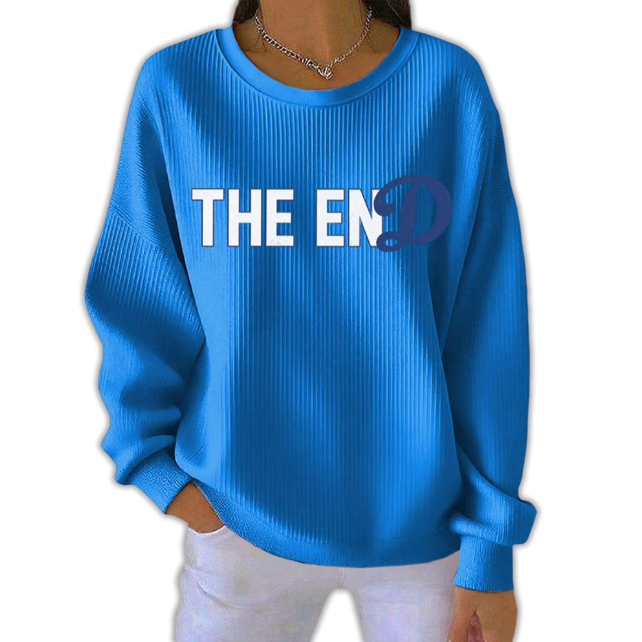 Dodgers The End Pit Striped Sweatshirt Dodgers The End Pit Striped Sweatshirt