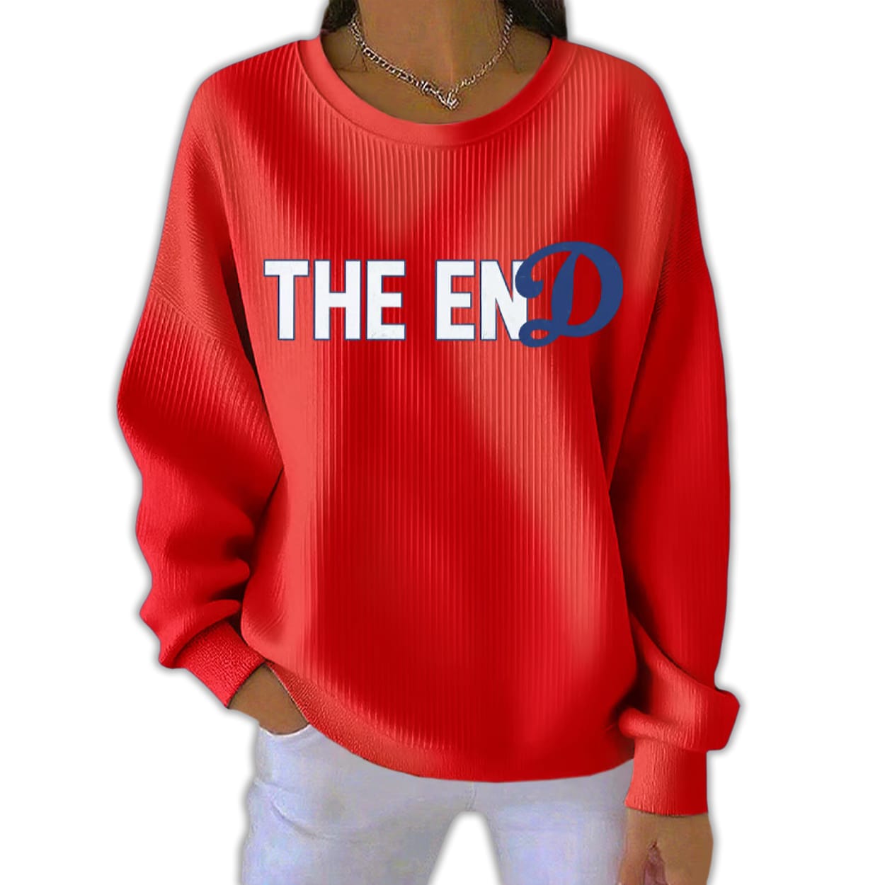 Dodgers The End Pit Striped Sweatshirt Dodgers The End Pit Striped Sweatshirt
