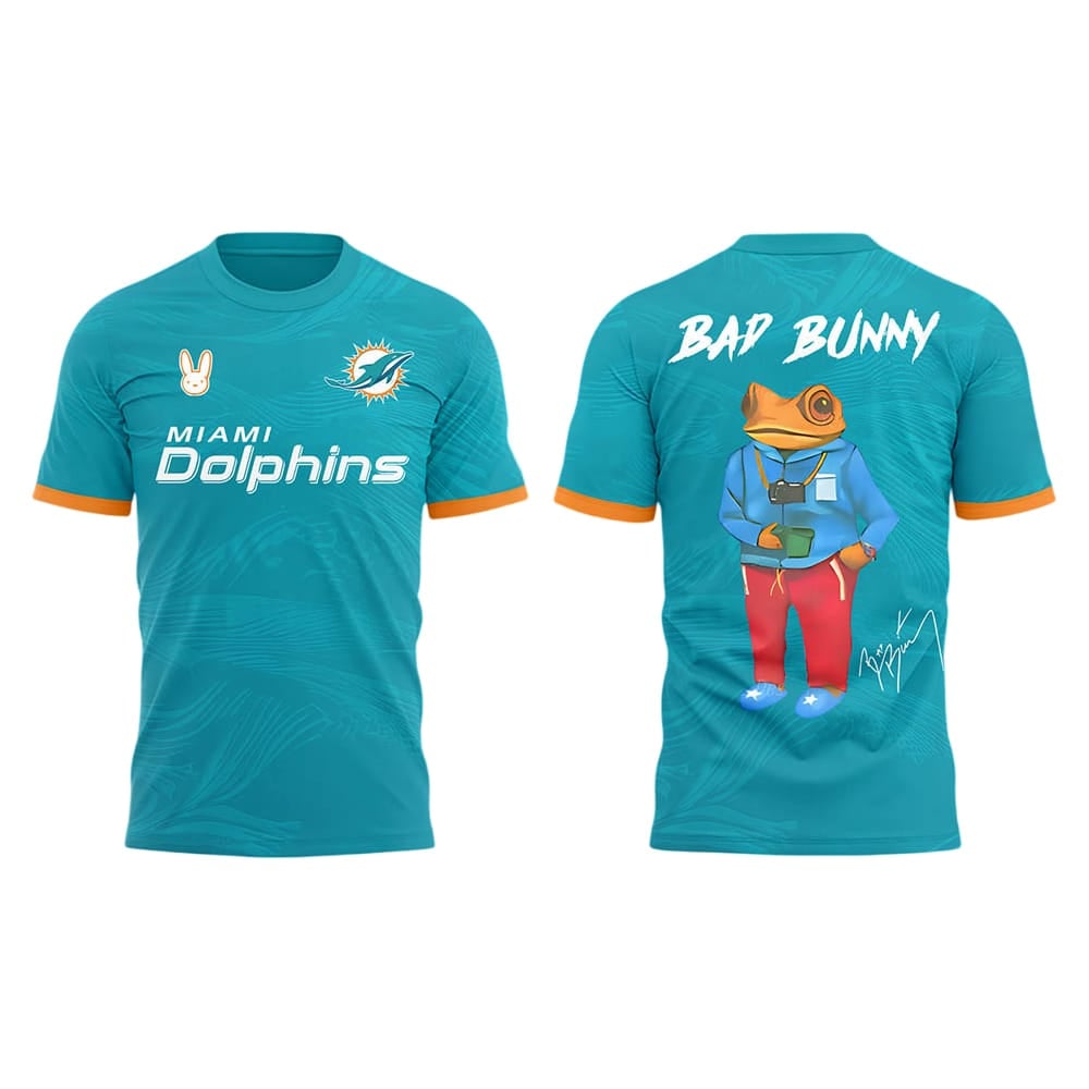 Dolphins x Bad Bunny Shirt Dolphins x Bad Bunny Shirt