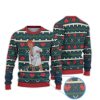 Donald Trump Candy Cane Bathrobe Ugly Christmas Sweater