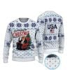 Donald Trump Just Waiting for Christmas Ugly Christmas Sweater
