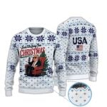 Donald Trump Just Waiting for Christmas Ugly Christmas Sweater