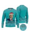 Donald Trump Santa Hat Christmas Trumper Ugly Christmas Sweater