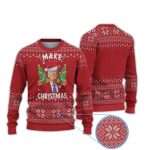 Donald Trump Santa Hat Make Christmas Great Again Ugly Christmas Sweater