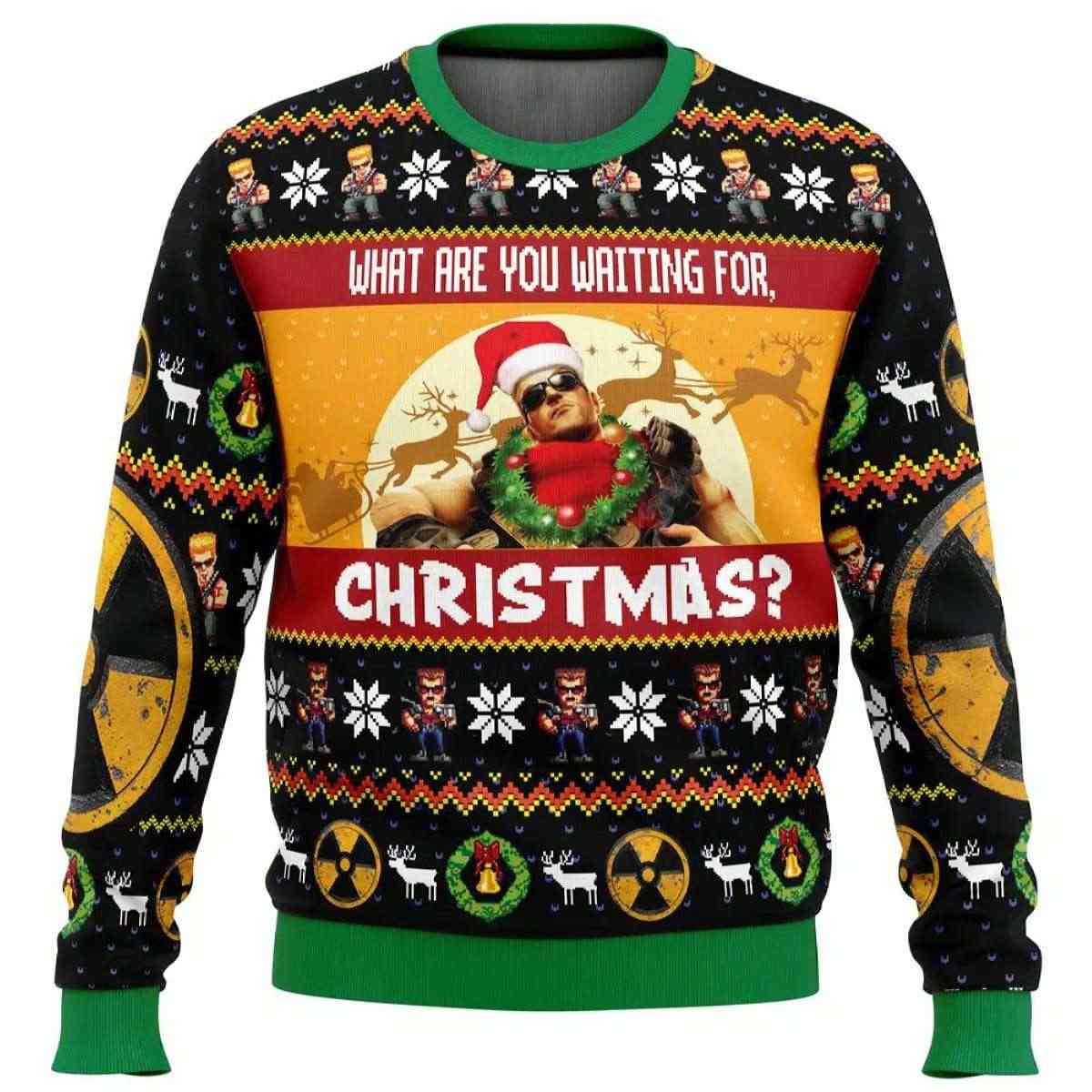 Duke Nukem Ugly Christmas Sweater Duke Nukem Ugly Christmas Sweater